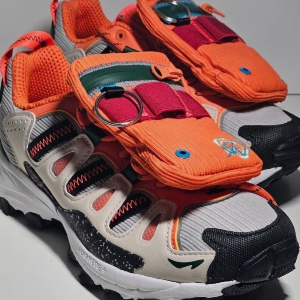 adidas Kids' Orange and Black Sneakers